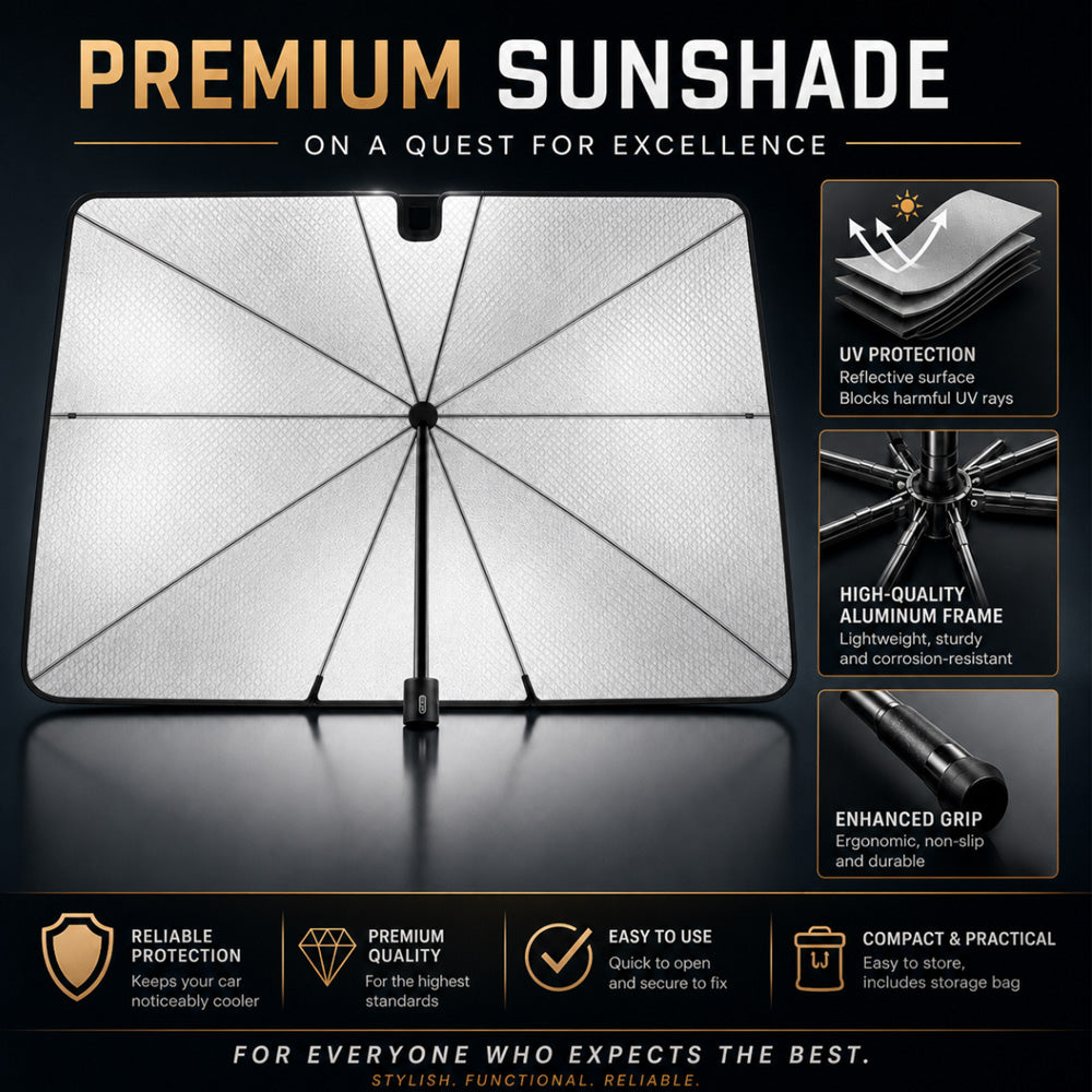 Limited-Time Sale🔥 2026 Upgraded Car Windshield Sun Shade Umbrella