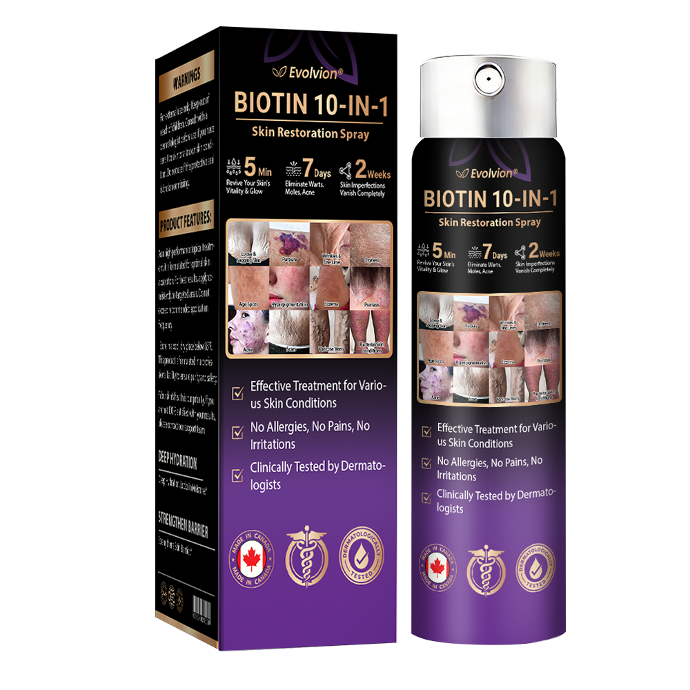 Made and Shipped from Canada✨Evolvion® Biotin 10-in-1 Skin Restoration Spray