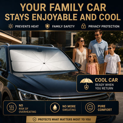 Limited-Time Sale🔥 2026 Upgraded Car Windshield Sun Shade Umbrella