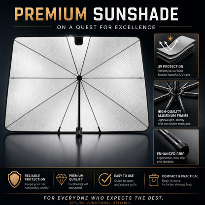 Limited-Time Sale🔥 2026 Upgraded Car Windshield Sun Shade Umbrella