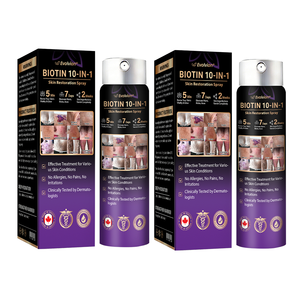 Made and Shipped from Canada✨Evolvion® Biotin 10-in-1 Skin Restoration Spray