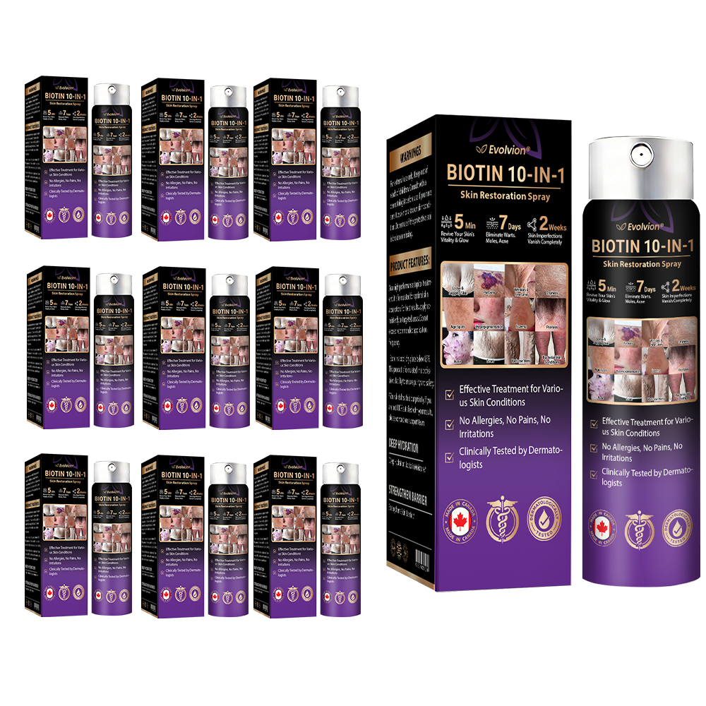 Made and Shipped from Canada✨Evolvion® Biotin 10-in-1 Skin Restoration Spray