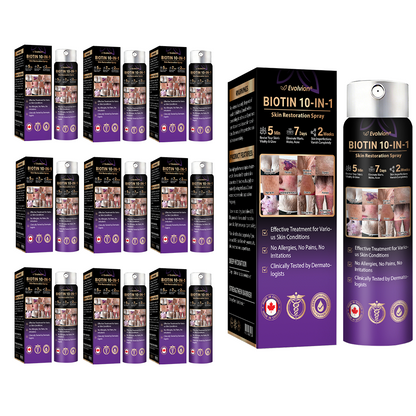 Made and Shipped from Canada✨Evolvion® Biotin 10-in-1 Skin Restoration Spray