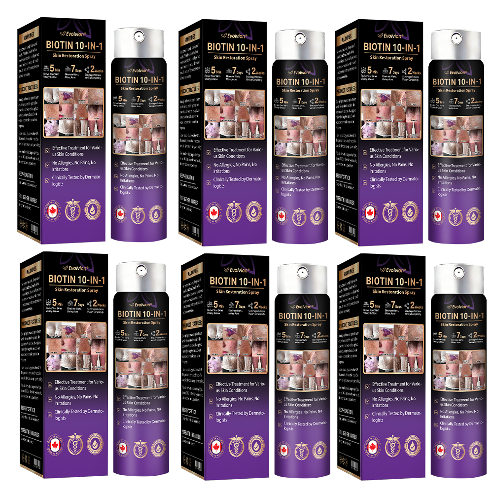 Made and Shipped from Canada✨Evolvion® Biotin 10-in-1 Skin Restoration Spray