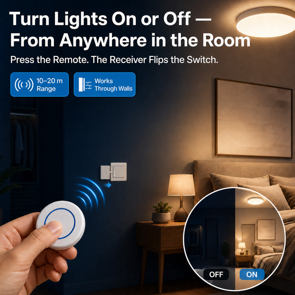 Control Any Light Switch — No Wiring Required
