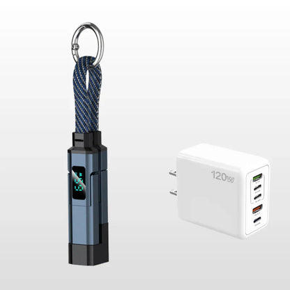 upsell🔥Limited Time SALE 40% OFF🔥4-in-1 Digital Display Keychain Charging Cable