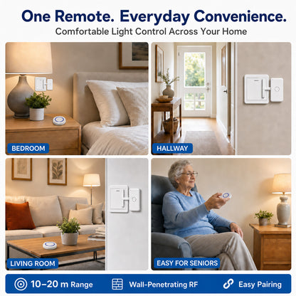 Control Any Light Switch — No Wiring Required