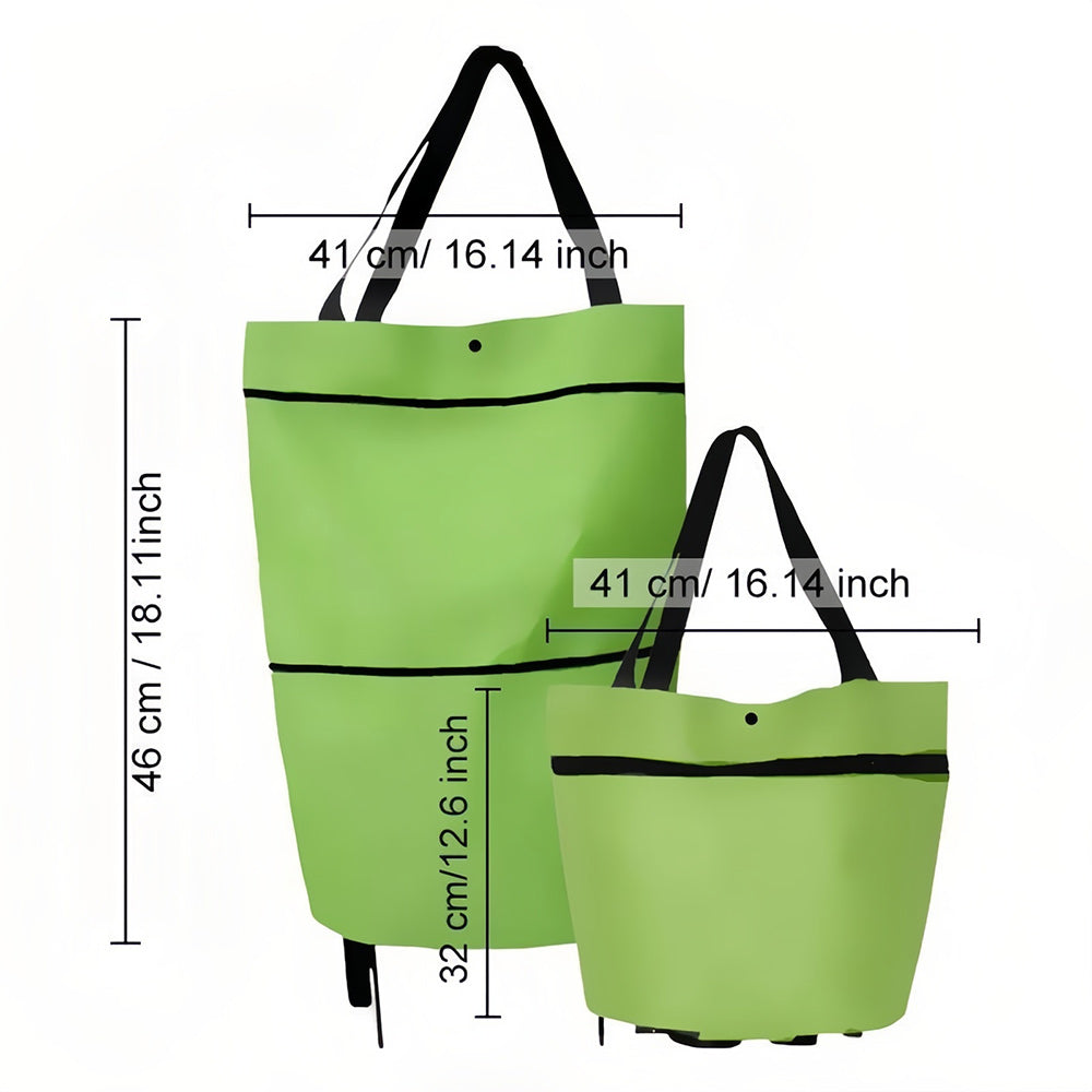 GROCERY SHOPPING BAG WITH WHEELS