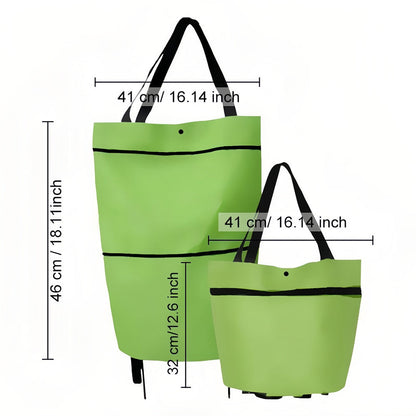 GROCERY SHOPPING BAG WITH WHEELS
