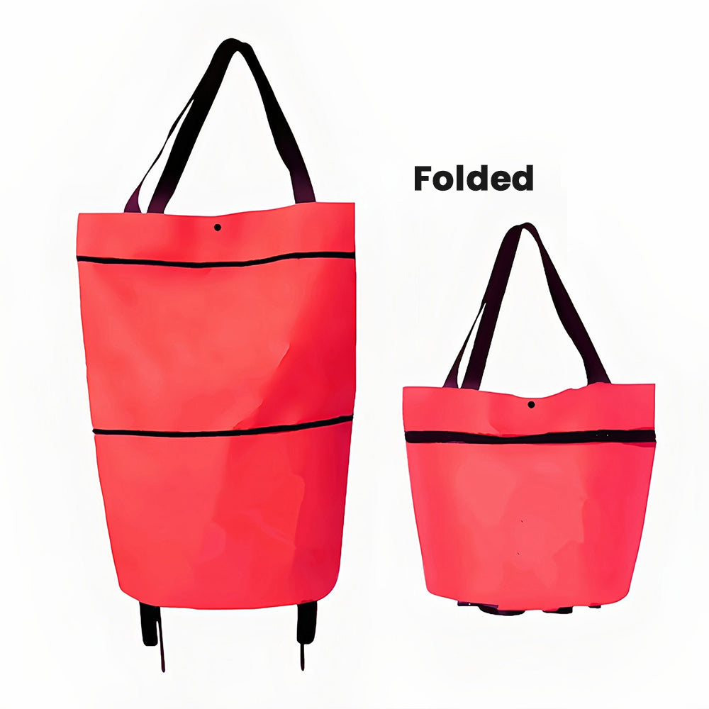 GROCERY SHOPPING BAG WITH WHEELS