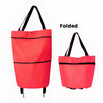 GROCERY SHOPPING BAG WITH WHEELS