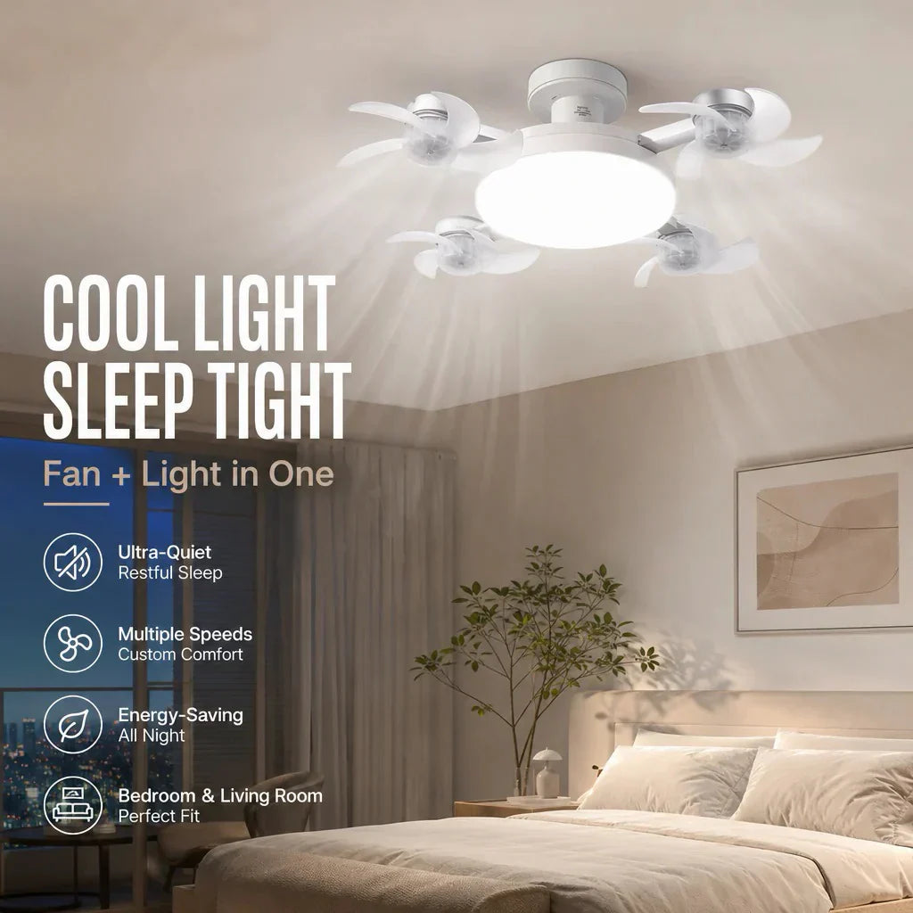 💡 50% OFF RIGHT NOW! 🌀 LED ceiling fan with lighting, remote-controlled: an all-in-one set combining a fan and lighting ✨