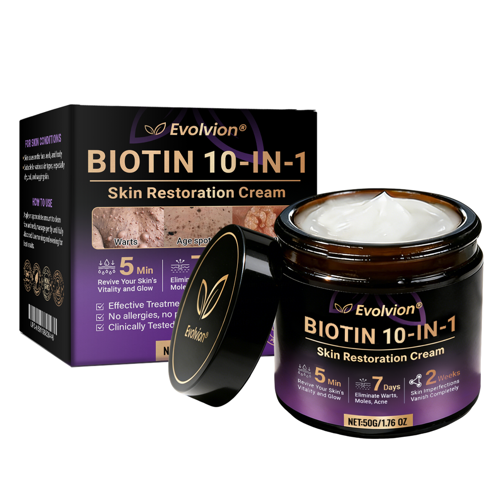 Made and Shipped from Canada ✨Evolvion® Biotin 10-in-1 Skin Restoration Cream 🔥🔥
