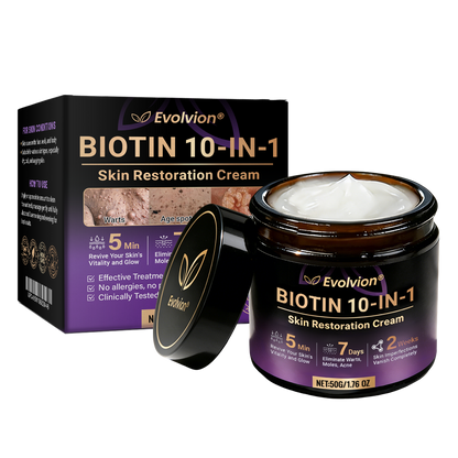 Made and Shipped from Canada ✨Evolvion® Biotin 10-in-1 Skin Restoration Cream 🔥🔥