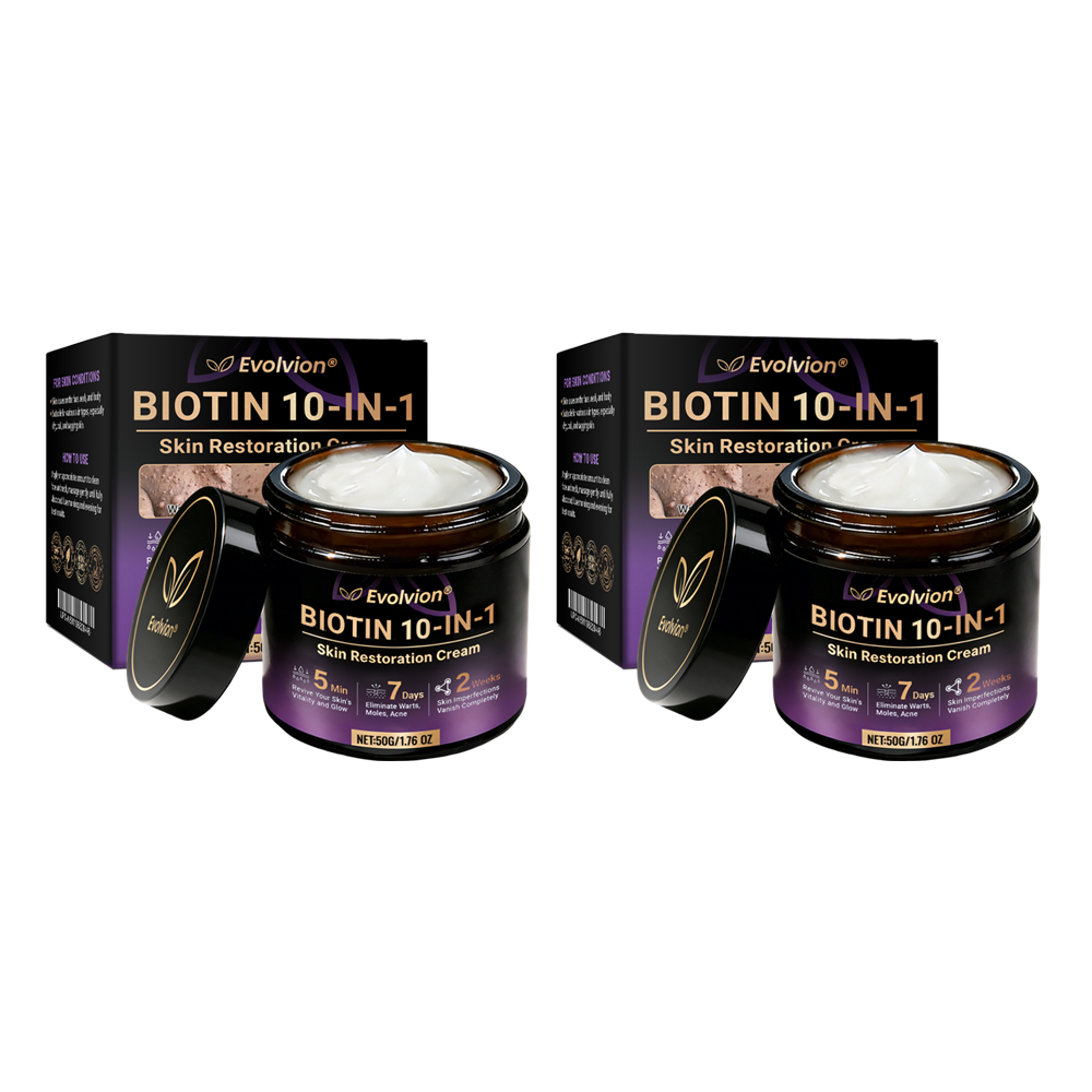 Made and Shipped from Canada ✨Evolvion® Biotin 10-in-1 Skin Restoration Cream 🔥🔥
