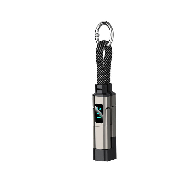 upsell🔥Limited Time SALE 40% OFF🔥4-in-1 Digital Display Keychain Charging Cable