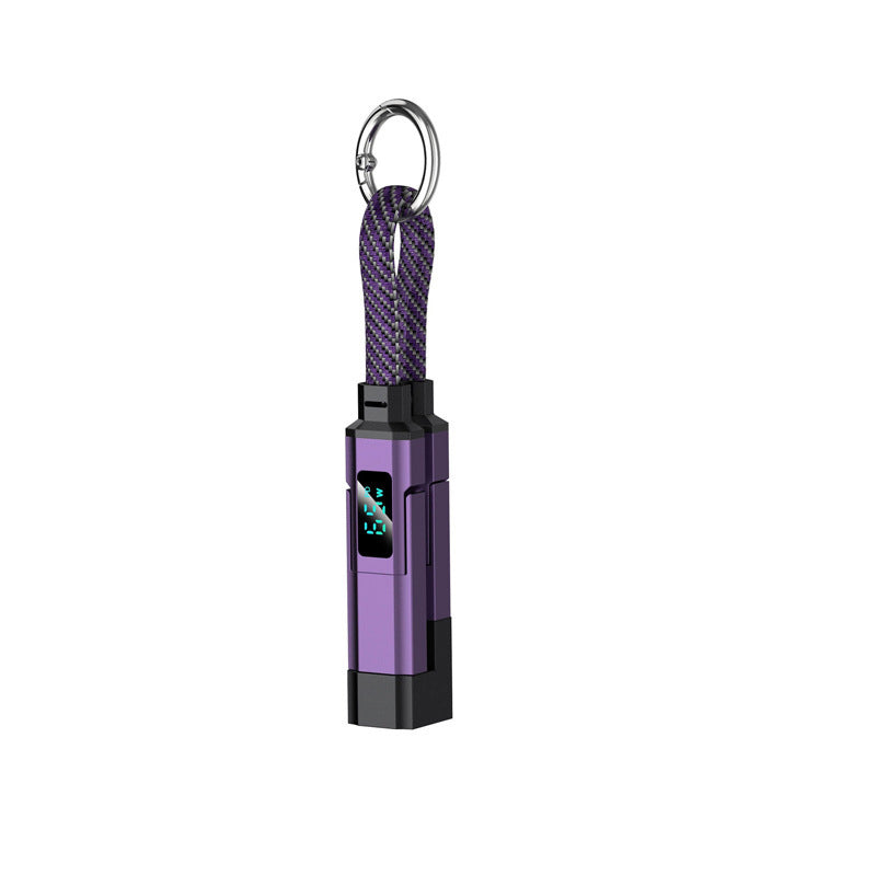 upsell🔥Limited Time SALE 40% OFF🔥4-in-1 Digital Display Keychain Charging Cable